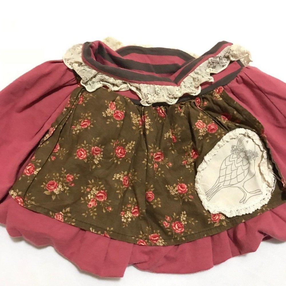 Persnickety 4T Fall Skirt Bird